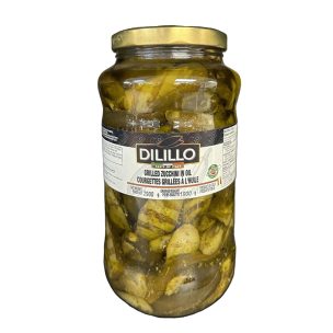 Zucchini grilled oil